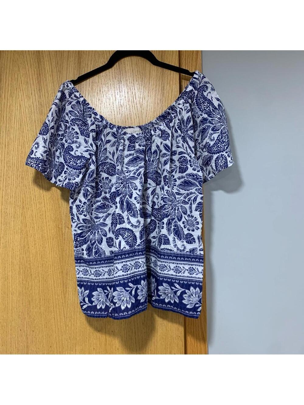 Loft Floral Pattern Blouse - Size Small